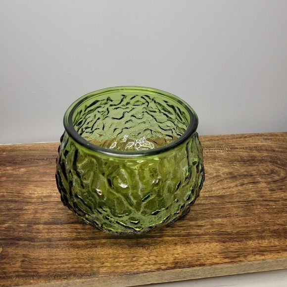 EO Brody Co. G101 Vintage Green Depression Era Glass Bowl Cleveland OH USA - Picture 2 of 8